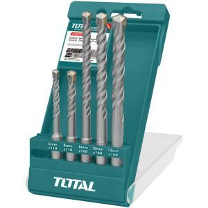 TOTAL ΣΕΤ ΤΡΥΠΑΝΙΑ SDS - PLUS 5ΤΕΜ (TAC190501)