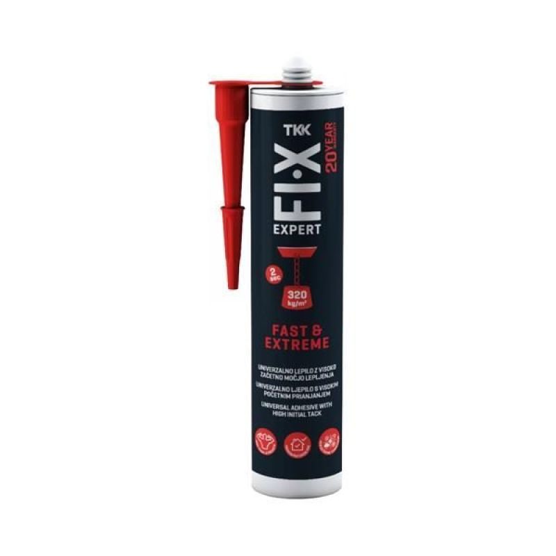 Κόλλα Ισχυρής Συγκόλλησης Λευκή 290ml Fast Extreme Fi-X TKK