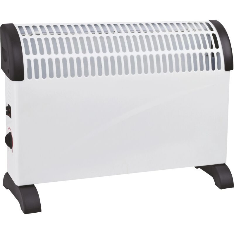 ΘΕΡΜΑΝΤΙΚΟ ΣΩΜΑ CONVECTOR 2000W ΛΕΥΚΟ ΜΕ ΘΕΡΜΟΣΤΑΤΗ