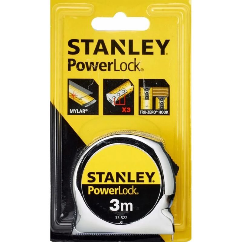 ΜΕΤΡΑ STANLEY 0-33-522 MICRO POWERLOCK 3M