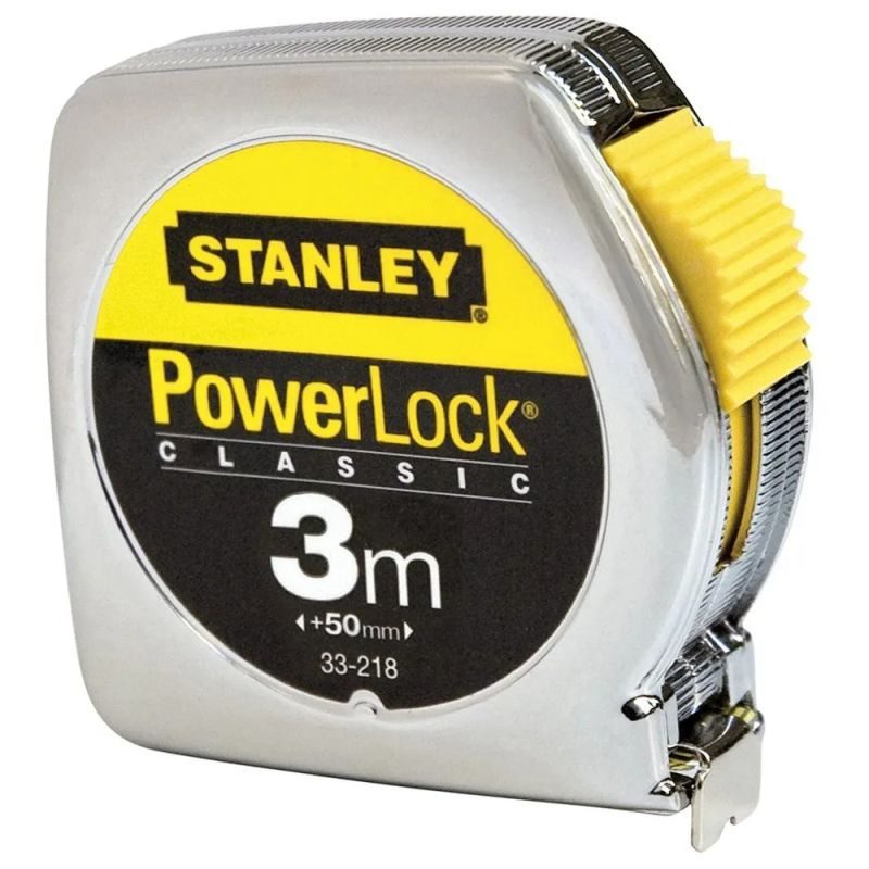 ΜΕΤΡΑ STANLEY 1-33-218 POWERLOCK 3Μ ΜΕΤΑΛΛΙΚΑ