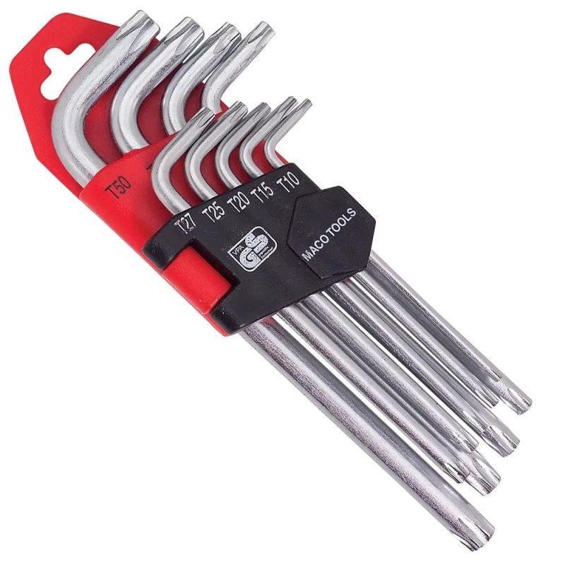 ΚΛΕΙΔΙΑ TORX ΜΕ ΤΡΥΠΑ MACO 9 ΤΕΜ+ ΘΗΚΗ 88450