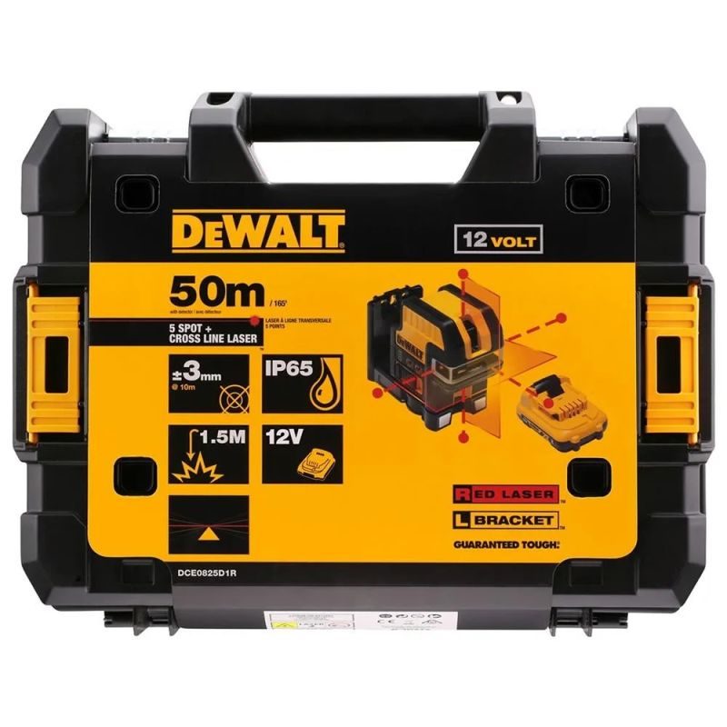 ΑΛΦΑΔΙΑ LASER DEWALT DCE0825D1R ΚΟΚΚΙΝΑ