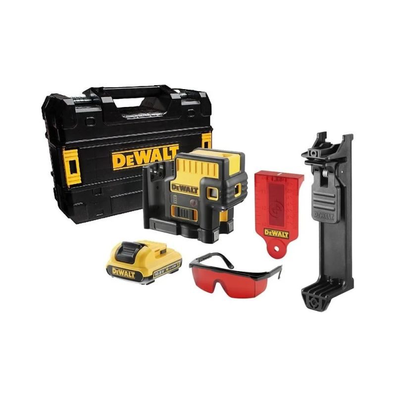 ΑΛΦΑΔΙΑ LASER DEWALT DCE085D1R 10.8V 5 ΣΗΜΕΙΩΝ ΚΟΚΚΙΝΑ