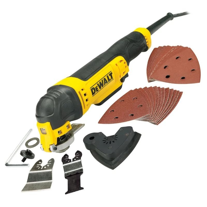 ΠΟΛΥΕΡΓΑΛΕΙΑ DEWALT DWE315 300W ΜΕ ΕΞΑΡΤΗΜΑΤΑ