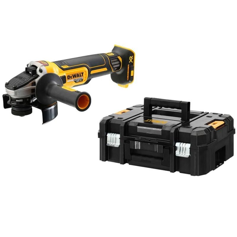 ΤΡΟΧΟΙ DEWALT DCG405NT 125mm 18V ΜΕ ΒΑΛΙΤΣΑ