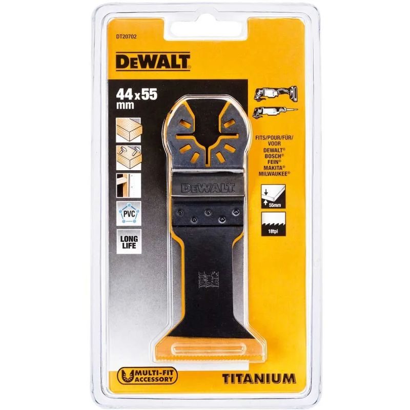 ΛΑΜΕΣ DEWALT DT20702 55X44mm ΤΙΤΑΝΙΟΥ ΓΙΑ ΞΥΛΟ ΜΕ ΚΑΡΦΙΑ