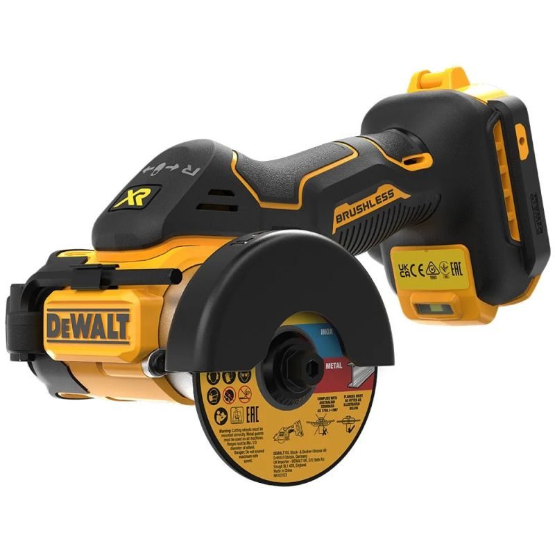 ΤΡΟΧΟΙ DEWALT DCS438N 18V  76mm BRUSHLESS SOLO