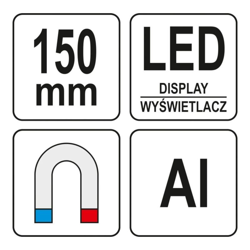 ΑΛΦΑΔΙ ΨΗΦΙΑΚΟ LED 150MM YT-30395 - Image 2