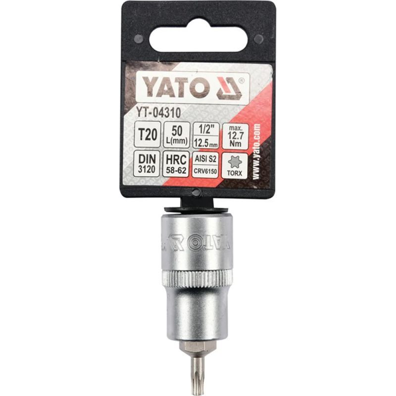 ΚΑΡΥΔΑΚΙ 1/2 TORX - Τ50-ΔΙΑΣΤΑΣΗ  YATO - Image 2