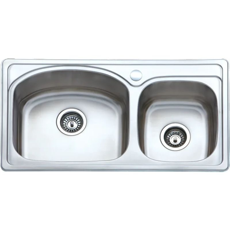 ΝΕΡΟΧ.ΑΝΟΞ 2 ΓΟΥΡΝΕΣ ΑΣΥΜΜΕΤΡΕΣ 850*460*185mm ECO SINK