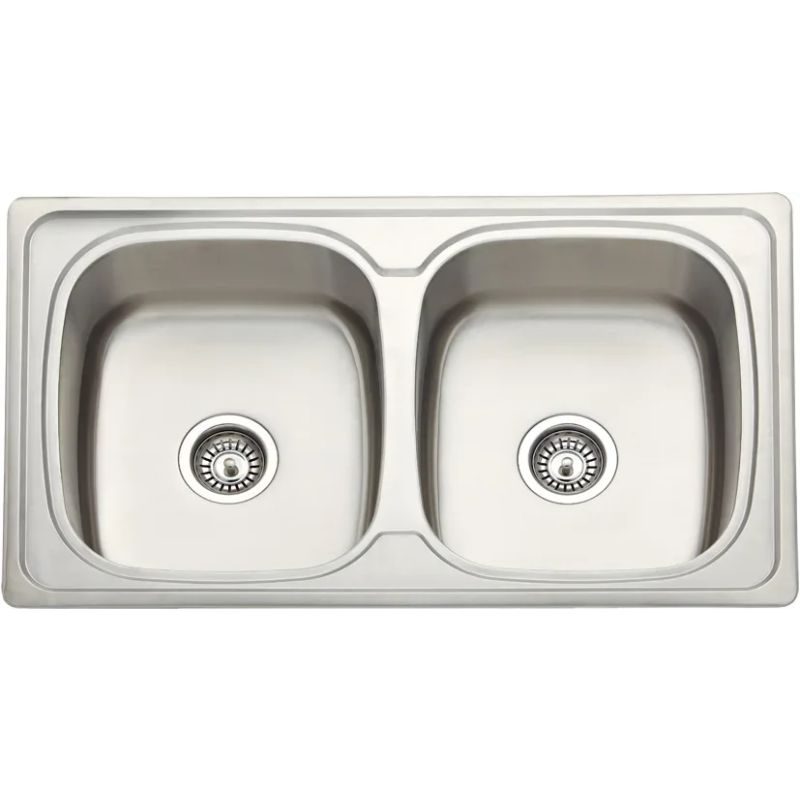 ΝΕΡΟΧ. ΑΝΟΞ. 2 ΓΟΥΡΝΕΣ 860x500x180mm ECO SINK