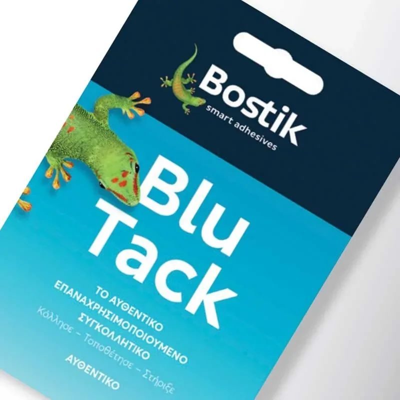 BLU TACK ORIGINAL ΠΛΑΣΤΕΛΙΝΗ ΣΤΕΡΕΩΣΗΣ ΜΠΛΕ DEN BRAVEN