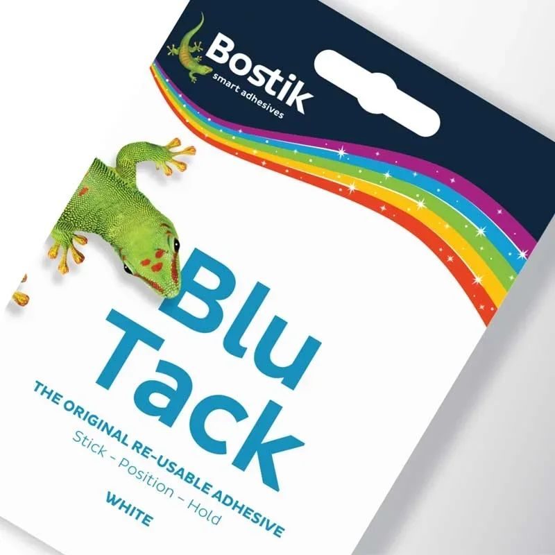 BLU TACK WHITE ΠΛΑΣΤΕΛΙΝΗ ΣΤΕΡΕΩΣΗΣ ΛΕΥΚΗ DEN BRAVEN