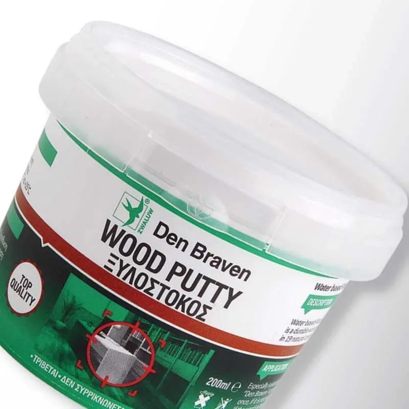 WOOD-PUTTY ΞΥΛΟΣΤΟΚΟΣ ΝΕΡΟΥ 200GR ΔΡΥΣ DEN BRAVEN