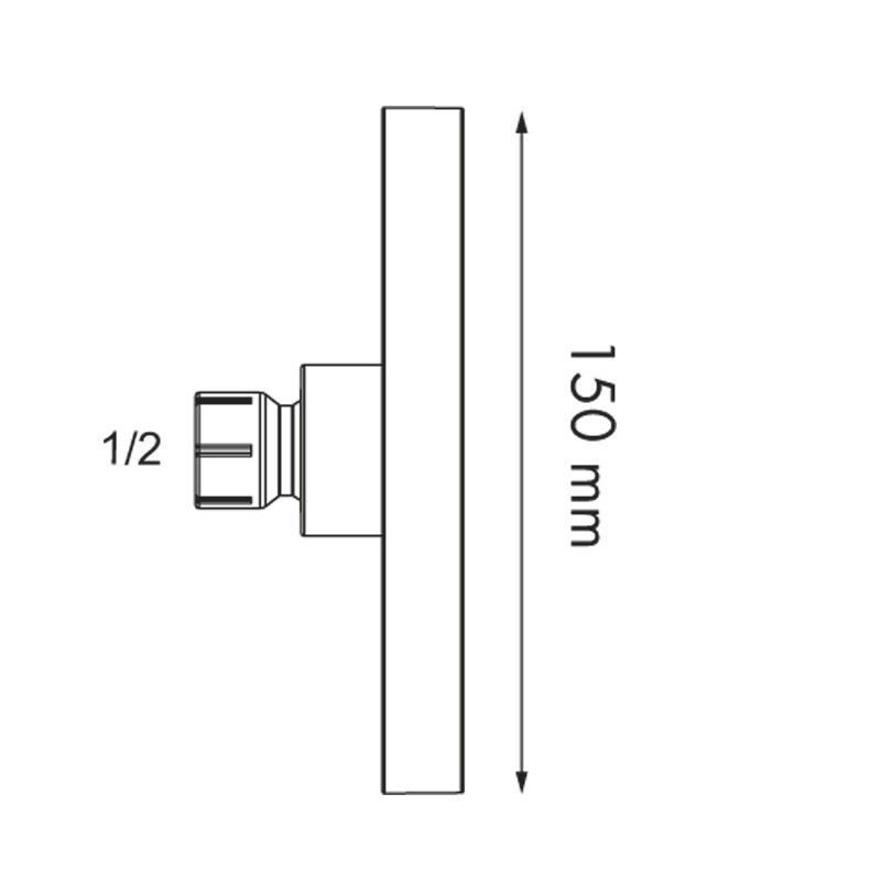 Κώδωνας ντους 1/2 Φ15 Harp Viospiral - Image 2