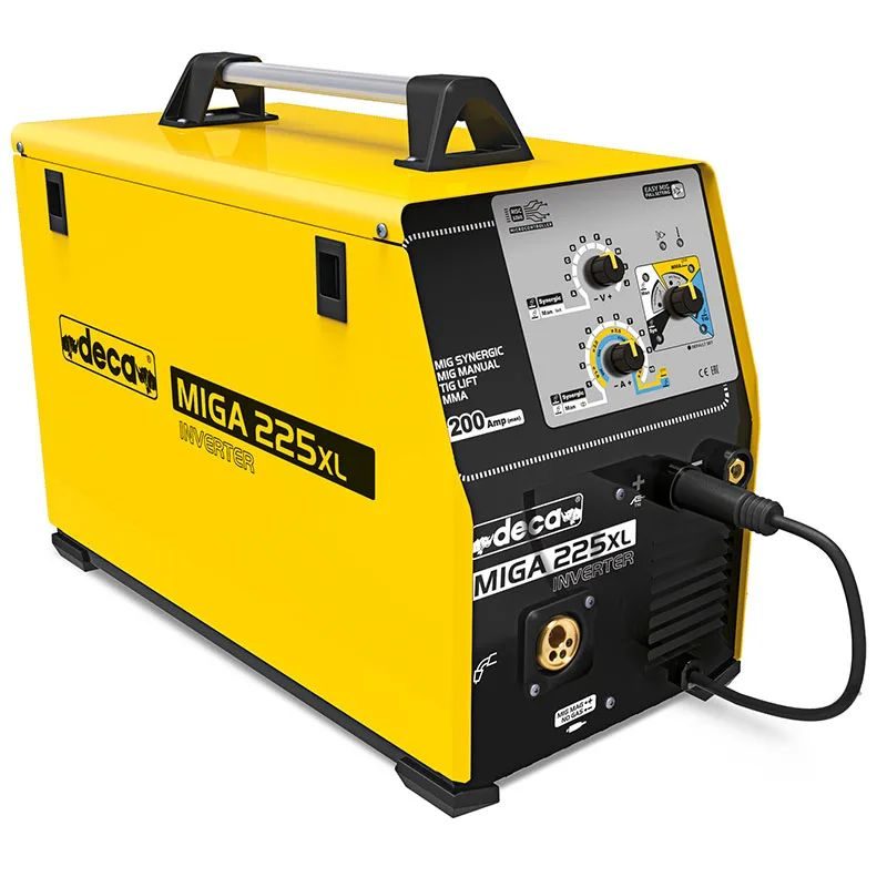 Inverter MMA/LIFT TIG/MIG no gas/MIG synergic 230V 200A DECA 4EU SRL