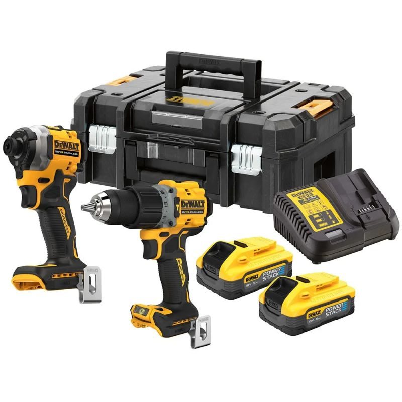 ΔΡΑΠΑΝΟΚΑΤΣΑΒΙΔΑ ΣΕΤ 18V ΠΑΛΜΙΚΑ 2x5Ah POWERSTACK TSTAK DCK2050H2T DEWALT