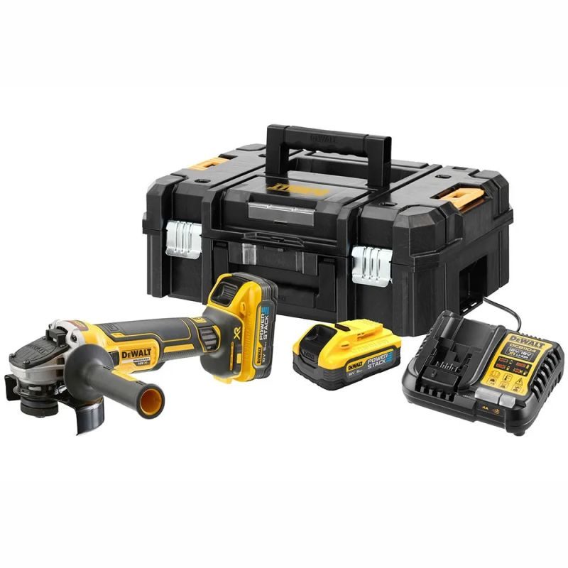 ΤΡΟΧΟΙ 18V 125mm 2x5Ah POWERSTACK TSTAK DCG409H2T DEWALT