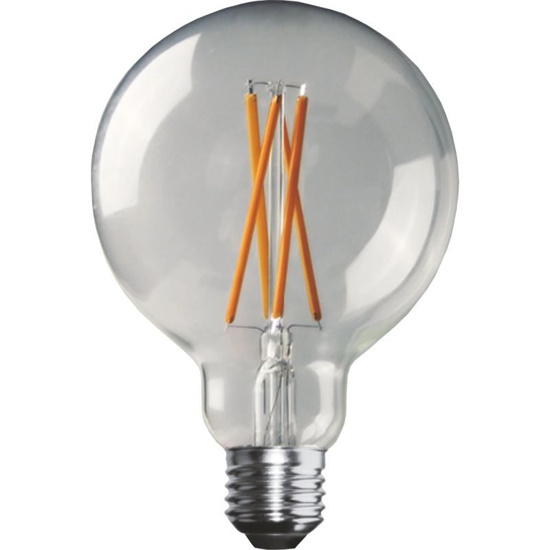 LED ΓΛΟΜΠΟΣ G125 FILAMENT CROSSED  EUROLAMP 8W E27 3000K