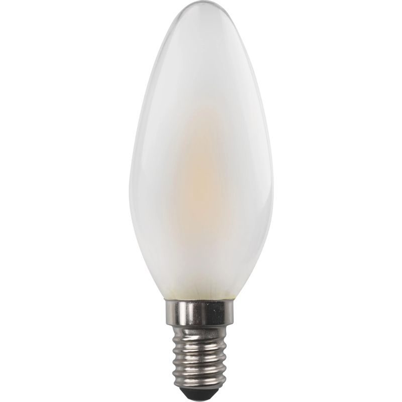 LED ΚΕΡΑΚΙ FILAMENT "CROSSED" EUROLAMP 6,5W E14 3000K FROST DIM