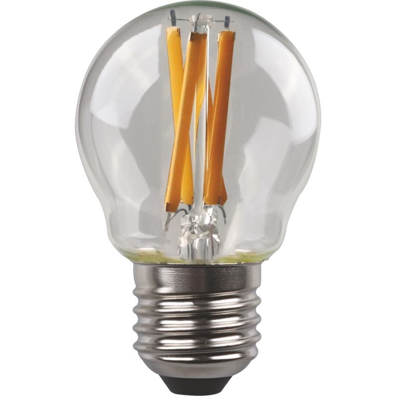 LED ΣΦΑΙΡΙΚΗ FILAMENT "CROSSED" EUROLAMP 4,5W E27 2700K