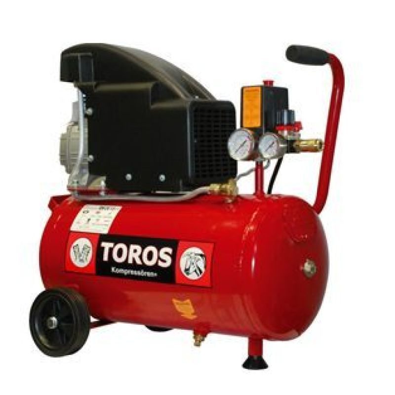 Αεροσυμπιεστής μονομπλόκ 1.5Hp 24lt Toros