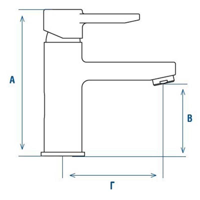 Μπαταρία νιπτήρος Vector Ideal