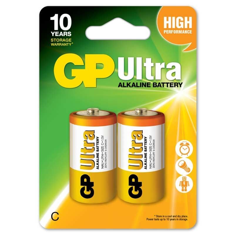 Μπαταρία αλκαλική 1.5V C LR14 GP ULTRA