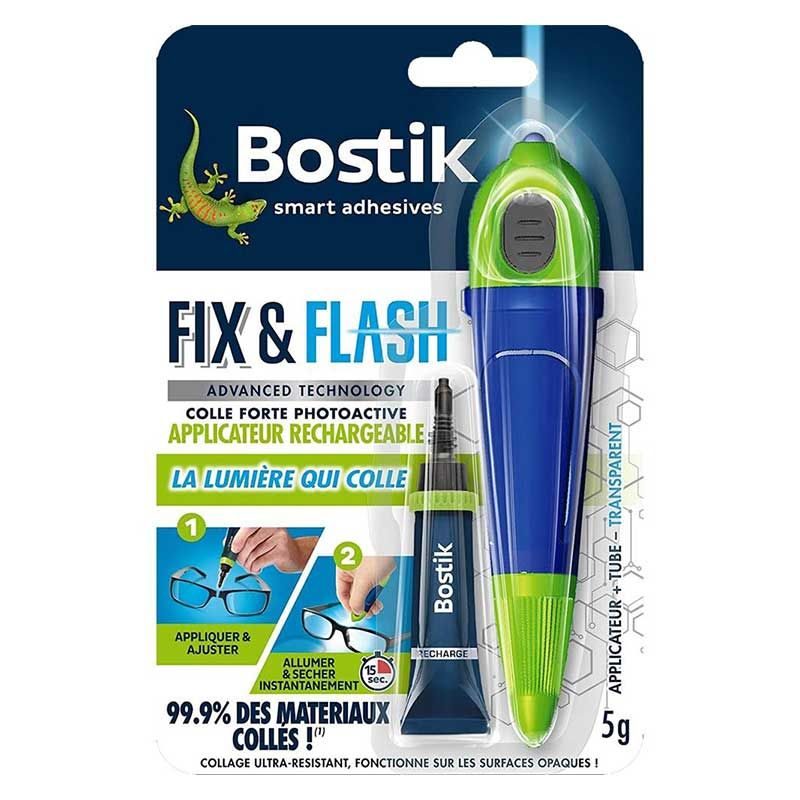 Κόλλα στιγμής 5gr BOSTIK FIX & FLASH με φακό