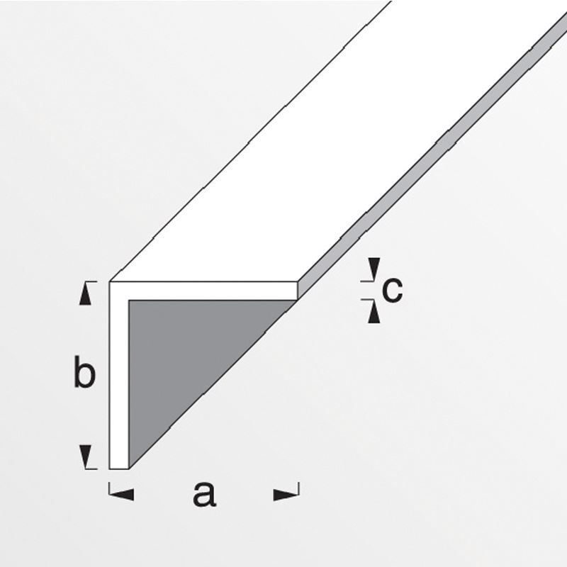 Προφίλ γωνιακό αλουμινίου ισόπλευρο ασημένιο