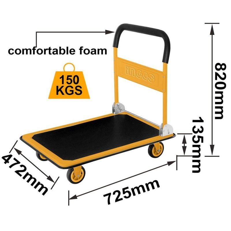 Πτυσσόμενο Καρότσι Πλατφόρμα 150kg HPHT11502 INGCO - Image 2