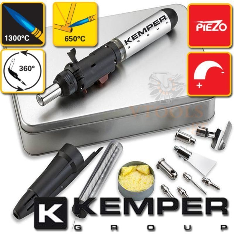 Φλόγιστρο και κολλητήρι αερίου 12100KIT KEMPER - Image 2