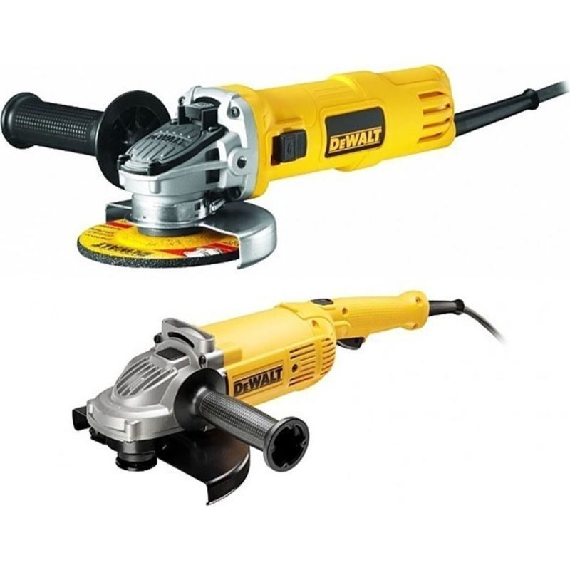 Γωνιακοί τροχοί DeWALT 900 & 2200 Watt σε σετ