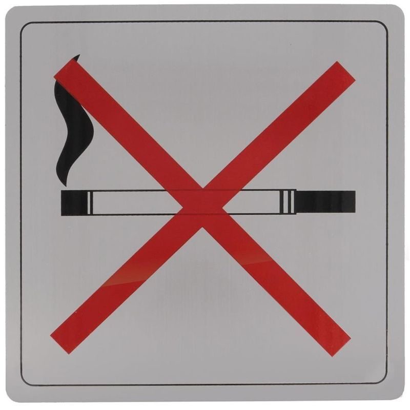 Σύμβολο αυτοκόλλητο No Smoking AMIG