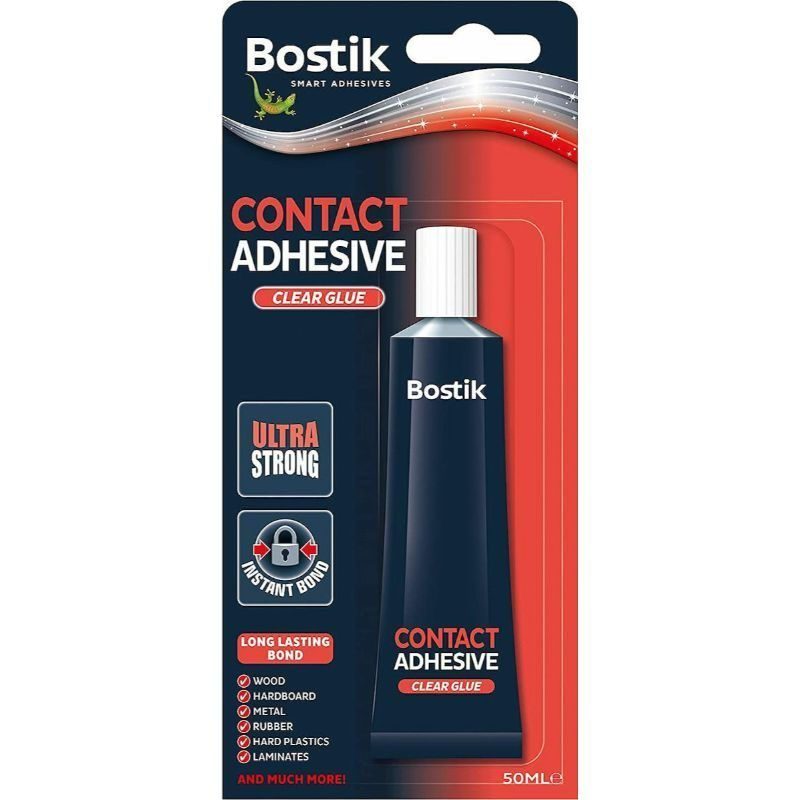 Βενζινόκολλα με βάση διαλύτες 50ml Contact Adhesive BOSTIK