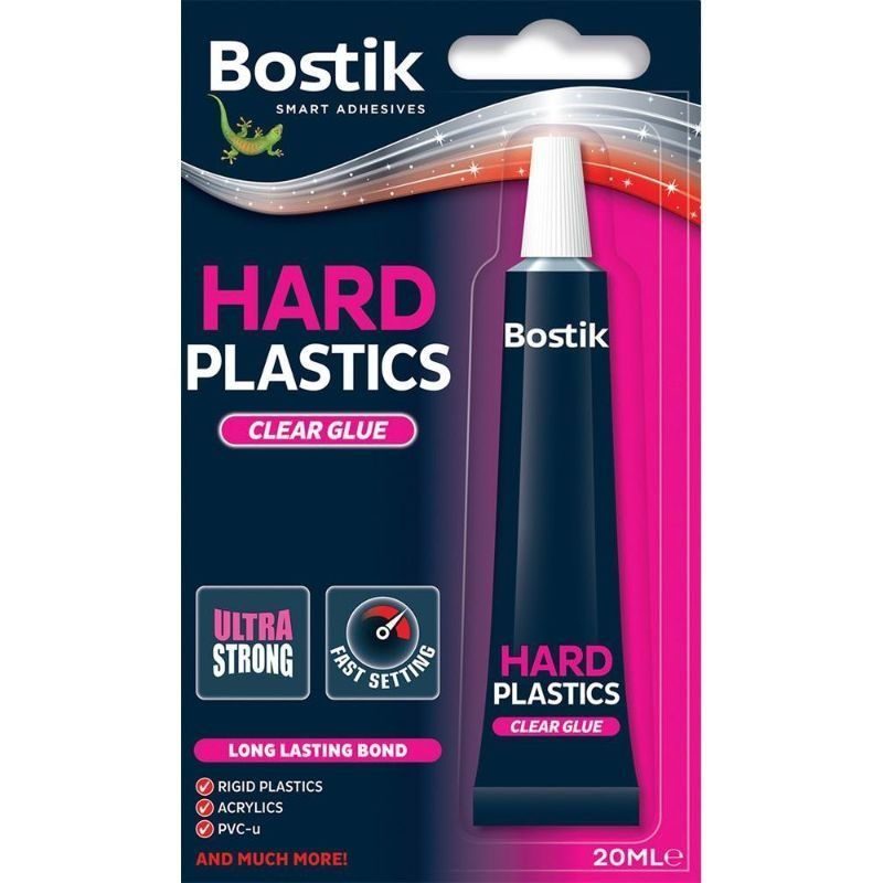 Κόλλα Στιγμής Gel Hard Plastics Clear Glue  20ml BOSTIK