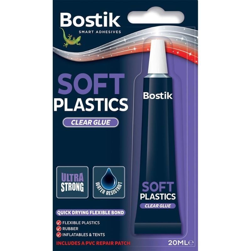 Κόλλα για μαλακά πλαστικά Soft Plastics 20ml BOSTIK