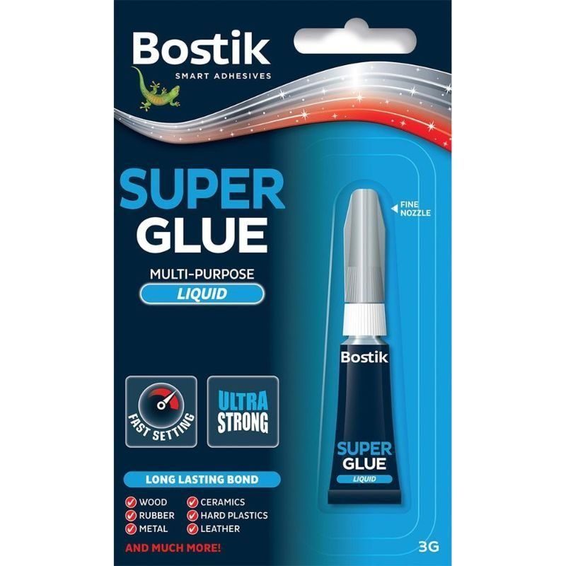 Κόλλα Gel Super Glue Liquid 3gr BOSTIK