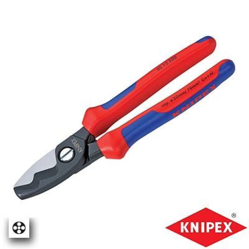 Κόφτης καλωδίων διπλών κοπτικών ακμών 200mm KNIPEX