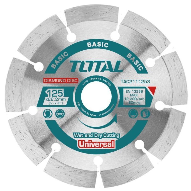 TOTAL ΔΙΑΜΑΝΤΟΔΙΣΚΟΣ UNIVERSAL 125 Χ 22.2mm (TAC2111253)