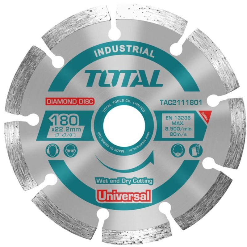 TOTAL ΔΙΑΜΑΝΤΟΔΙΣΚΟΣ UNIVERSAL 180 Χ 22.2mm (TAC2111801)