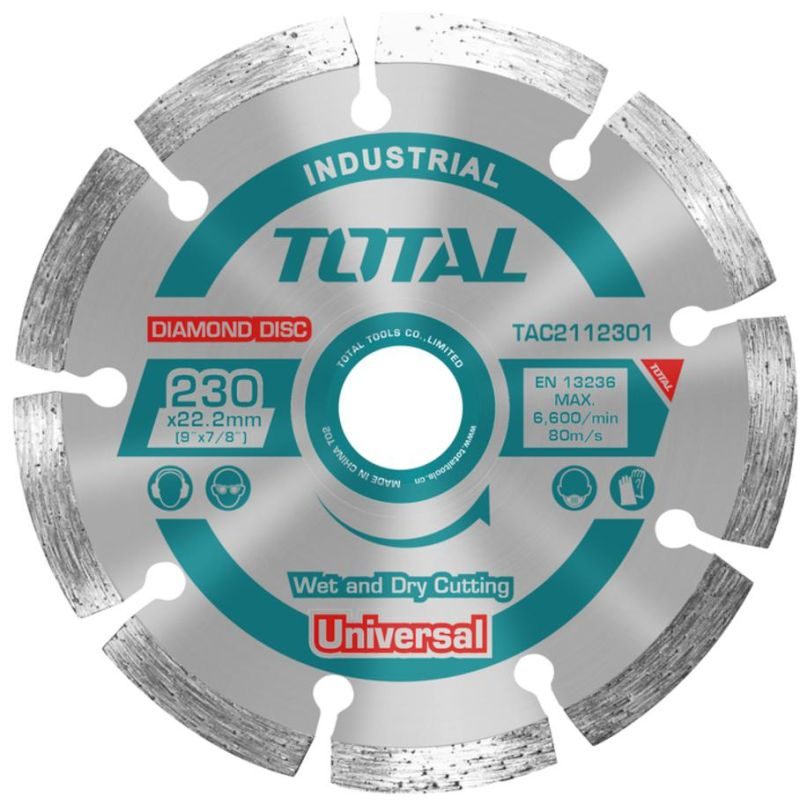 TOTAL ΔΙΑΜΑΝΤΟΔΙΣΚΟΣ UNIVERSAL 230 Χ 22.2mm (TAC2112301)