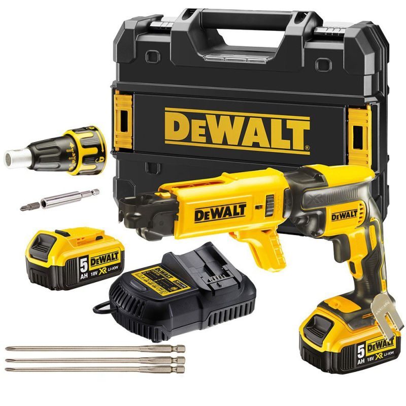 Κατσαβίδι γυψοσανίδας σετ TSTAK 2X5.0AH 18V LI-ION BRUSHLESS DCF620P2K DEWALT - Image 2