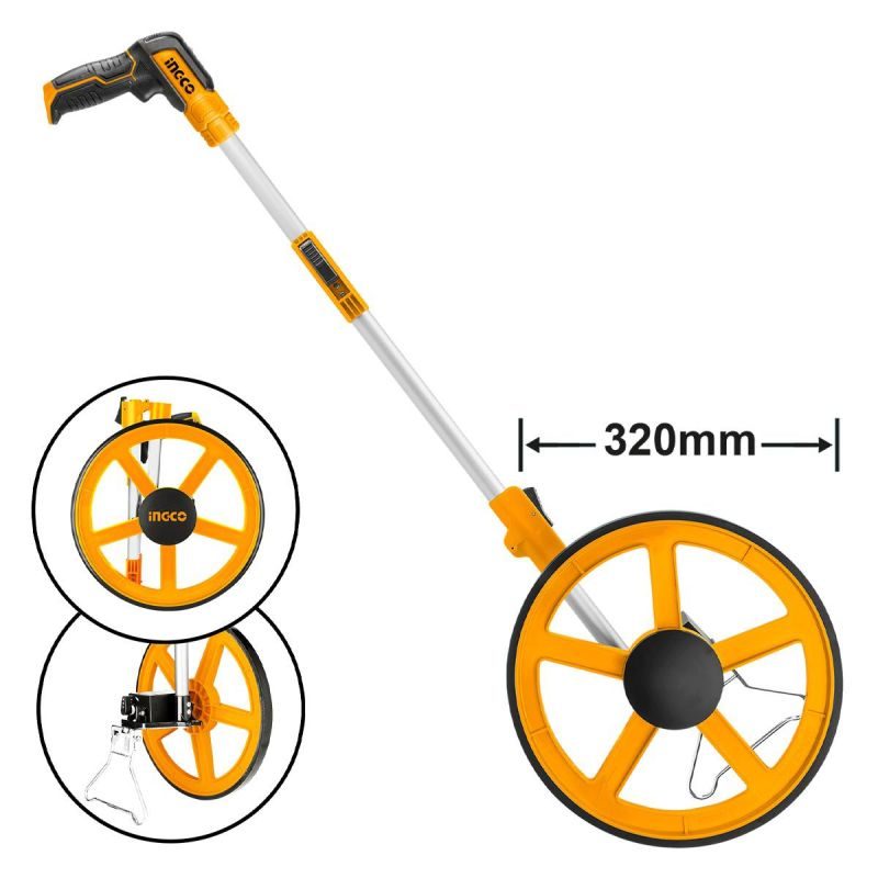 Αναλογικός  Μετρητής Αποστάσεων Ρόδα έως 10km HDMW45 INGCO