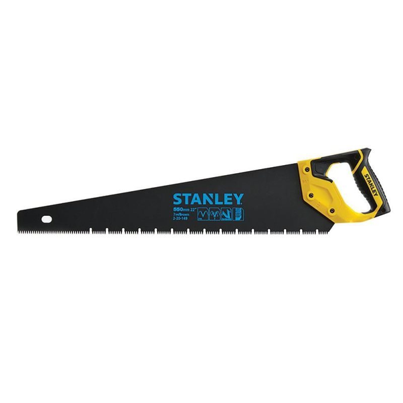 Σεγάτσα JET CUT με μαύρη λάμα και δόντι 55cm STANLEY