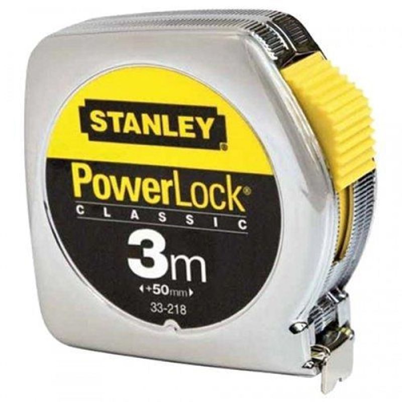 Μέτρο POWERLOCK με κέλυφος ABS και λάμα 13mm - 3m σε blister STANLEY