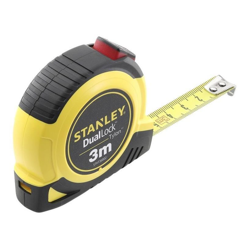 Μέτρο πλαστικό Tylon Dual Lock  με λάμα 13mm - 3m STANLEY