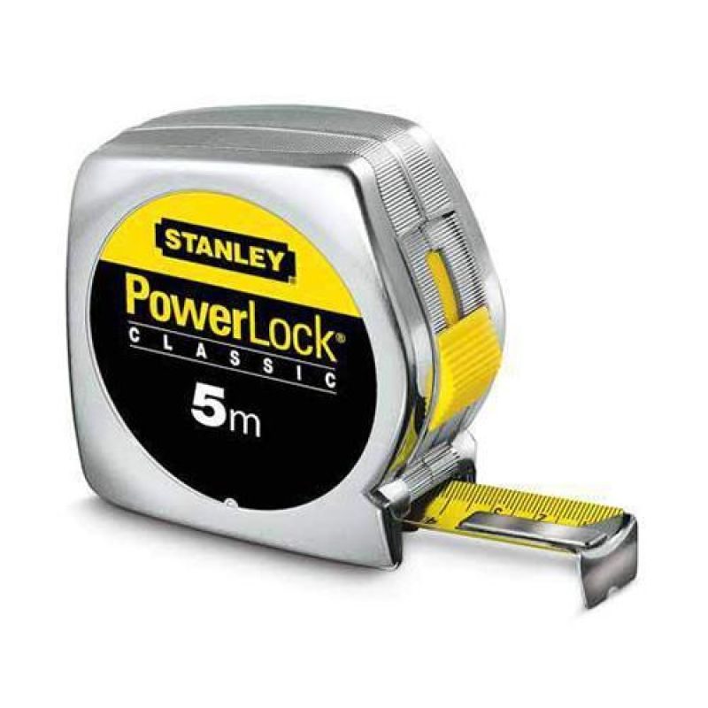 Μέτρο POWERLOCK με κέλυφος ABS και λάμα 25mm - 5m σε blister STANLEY