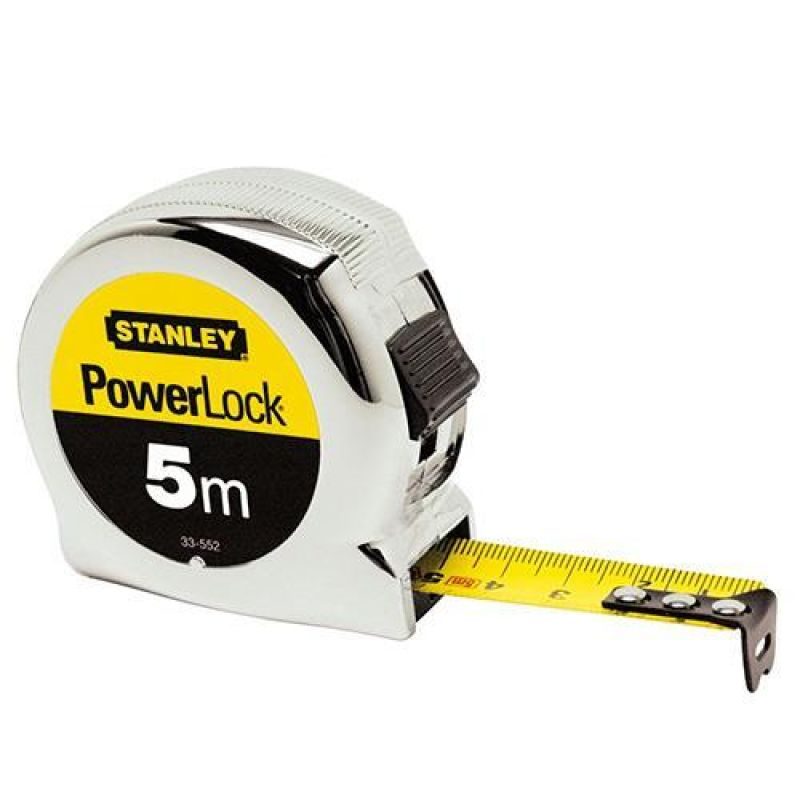 Μέτρο MICRO POWERLOCK με κέλυφος ABS και λάμα 19mm - 5m σε blister STANLEY